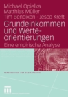 Grundeinkommen und Werteorientierungen : Eine empirische Analyse - eBook