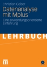 Datenanalyse mit Mplus : Eine anwendungsorientierte Einfuhrung - eBook