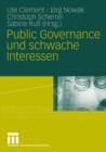 Public Governance und schwache Interessen - eBook