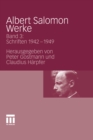 Albert Salomon Werke : Bd. 3: Schriften 1942-1949 - eBook