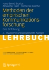 Methoden der empirischen Kommunikationsforschung : Eine Einfuhrung - eBook