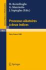 Processus Aleatoires a Deux Indices : Colloque E.N.S.T. - C.N.E.T., Paris 1980 - Book