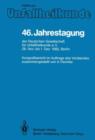 46. Jahrestagung Der Deutschen Gesellschaft Fur Unfallheilkunde E.V. - Book