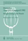 Deutscher Anaesthesiekongress 1982 - Book