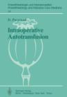 Intraoperative Autotransfusion - Book