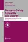 Computer Safety, Reliability, and Security : 22nd International Conference, SAFECOMP 2003, Edinburgh, UK, September 23-26, 2003, Proceedings - Book
