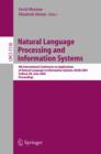 Natural Language Processing and Information Systems 2004 : 9th International Conference on Applications of Natural Language to Information Systems, NLDB 2004, Salford, UK, June 23-25, 2004, Proceeding - Book
