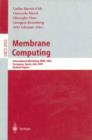 Membrane Computing : International Workshop, WMC 2003, Tarragona, Spain, July 17-22, 2003, Revised Papers - eBook