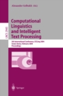 Computational Linguistics and Intelligent Text Processing : 5th International Conference, CICLing 2004, Seoul, Korea, February 15-21, 2004, Proceedings - eBook