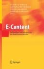 E-Content : Technologies and Perspectives for the European Market - eBook