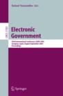 Electronic Government : Third International Conference, EGOV 2004, Zaragoza, Spain, August 30-September 3, 2004, Proceedings - eBook