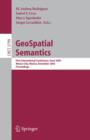 GeoSpatial Semantics : First International Conference, GeoS 2005, Mexico City, Mexico, November 29-30, 2005, Proceedings - eBook