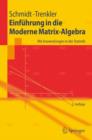 Einfuhrung in Die Moderne Matrix-Algebra : MIT Anwendungen in Der Statistik - Book