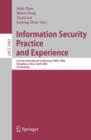 Information Security Practice and Experience : Second International Conference, ISPEC 2006, Hangzhou, China, April 11-14, 2006, Proceedings - eBook