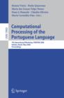 Computational Processing of the Portuguese Language : 7th International Workshop, PROPOR 2006, Itatiaia, Brazil, May 13-17, 2006, Proceedings - eBook