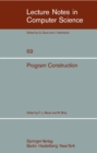 Program Construction : International Summer School - eBook