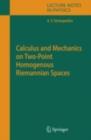 Calculus and Mechanics on Two-Point Homogenous Riemannian Spaces - eBook