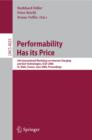 Performability Has its Price : 5th International Workshop on Internet Charging and QoS Technologies, ICQT 2006, St. Malo, France, June 27, 2006, Proceedings - eBook