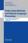 Finite-State Methods and Natural Language Processing : 5th International Workshop, FSMNLP 2005, Helsinki, Finland, September 1-2, 2005, Revised Papers - eBook