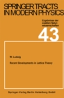Recent Developments in Lattice Theory - eBook