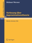 Vorlesung uber Approximationstheorie - eBook