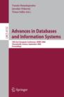 Advances in Databases and Information Systems : 10th East European Conference, ADBIS 2006, Thessaloniki, Greece, September 3-7, 2006, Proceedings - eBook