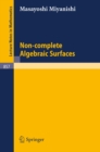 Non-complete Algebraic Surfaces - eBook