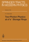 Two-Photon Physics at e+ e- Storage Rings - eBook