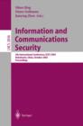 Information and Communications Security : 5th International Conference, ICICS 2003, Huhehaote, China, October 10-13, 2003, Proceedings - eBook