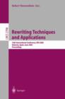 Rewriting Techniques and Applications : 14th International Conference, Rta 2003, Valencia, Spain, June 9-11, 2003, Proceedings - Book