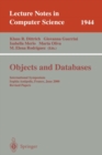 Objects and Databases : International Symposium, Sophia Antipolis, France, June 13, 2000 Revised Papers - Book