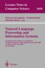 Natural Language Processing and Information Systems : 5th International Conference on Applications of Natural Language to Information Systems, Nldb 2000, Versailles, France, June 28-30, 2000, Revised - Book
