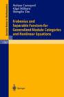 Frobenius and Separable Functors for Generalized Module Categories and Nonlinear Equations - Book