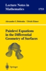 Painleve Equations in the Differential Geometry of Surfaces - eBook