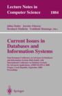 Current Issues in Databases and Information Systems : East-European Conference on Advances in Databases and Information Systems Held Jointly with International Conference on Database Systems for Advan - eBook