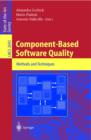 Component-Based Software Quality : Methods and Techniques - eBook