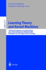Learning Theory and Kernel Machines : 16th Annual Conference on Computational Learning Theory and 7th Kernel Workshop, COLT/Kernel 2003, Washington, DC, USA, August 24-27, 2003, Proceedings - eBook