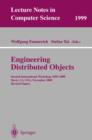 Engineering Distributed Objects : Second International Workshop, EDO 2000 Davis, CA, USA, November 2-3, 2000 Revised Papers - eBook