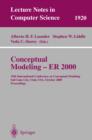 Conceptual Modeling - ER 2000 : 19th International Conference on Conceptual Modeling, Salt Lake City, Utah, USA, October 9-12, 2000 Proceedings - eBook