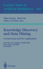 Knowledge Discovery and Data Mining. Current Issues and New Applications : Current Issues and New Applications: 4th Pacific-Asia Conference, PAKDD 2000 Kyoto, Japan, April 18-20, 2000 Proceedings - eBook