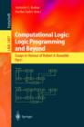 Computational Logic: Logic Programming and Beyond : Essays in Honour of Robert A. Kowalski, Part I - eBook