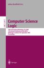 Computer Science Logic : 16th International Workshop, CSL 2002, 11th Annual Conference of the EACSL, Edinburgh, Scotland, UK, September - eBook