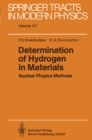 Determination of Hydrogen in Materials : Nuclear Physics Methods - eBook