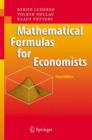 Mathematical Formulas for Economists - eBook