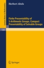 Finite Presentability of S-Arithmetic Groups. Compact Presentability of Solvable Groups - eBook