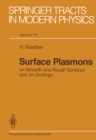 Surface Plasmons on Smooth and Rough Surfaces and on Gratings - eBook