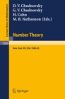 Number Theory : A Seminar held at the Graduate School and University Center of the City University of New York 1984-85 - eBook