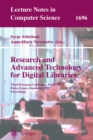 Research and Advanced Technology for Digital Libraries : Third European Conference, ECDL'99, Paris, France, September 22-24, 1999, Proceedings - eBook