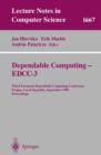 Dependable Computing - EDDC-3 : Third European Dependable Computing Conference, Prague, Czech Republic, September 15-17, 1999, Proceedings - eBook