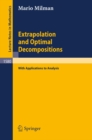 Extrapolation and Optimal Decompositions : with Applications to Analysis - eBook